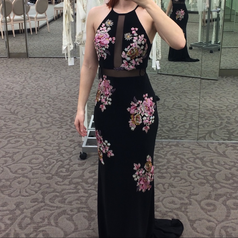 Black formal dress